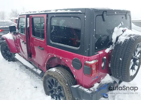 2021 Jeep Wrangler 4Xe Unlimited Sahara 4X4 from USA, damaged, VIN 1C4JJXP65MW847586